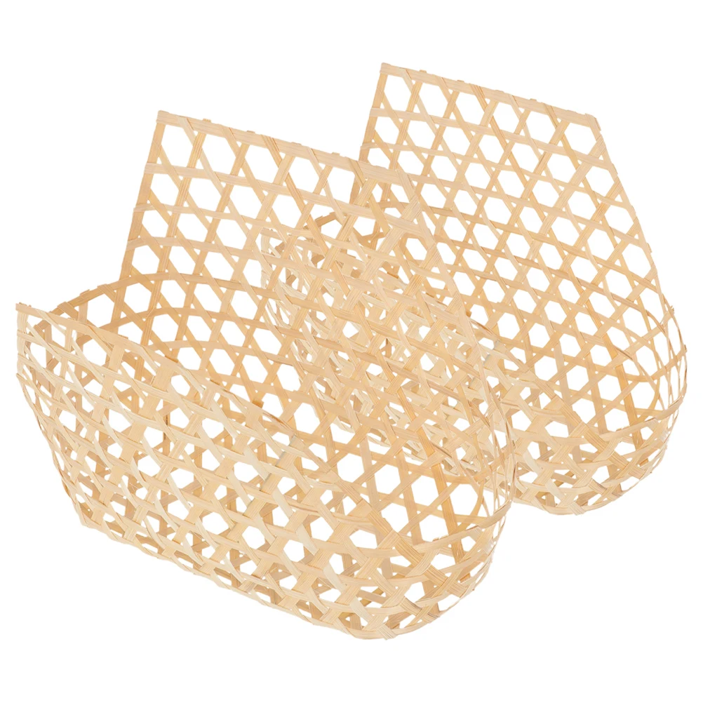 2pcs Bamboo Decorative Baskets Handwoven Storage Picnic Fruit Vegetable Garden Harvest Travel Camping Outdoor Weaving Basket
2pcs Bamboo Decorative Baskets Handwoven Storage Picnic Fruit Vegetable Garden Harvest Travel Camping Outdoor Weaving Basket