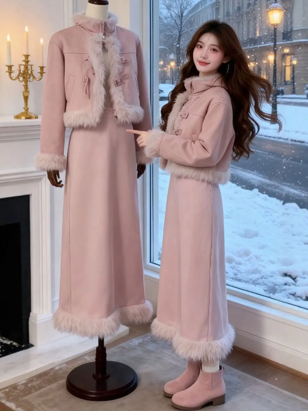 Уникальный комплект верхней одежды и юбки. Антивозрастной милый зимний модный костюм из двух предметов. Удобный хлопковый круглый костюм с высокой талией.
Уникальный комплект верхней одежды и юбки. Антивозрастной милый зимний модный костюм из двух предметов. Удобный хлопковый круглый костюм с высокой талией.