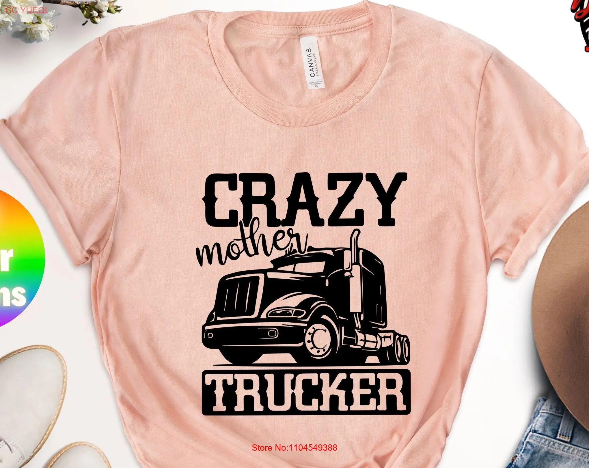Crazy Mother Trucker T Shirt Mama Truck For Women Funny s Driver Birthday long or short sleeves
Crazy Mother Trucker T Shirt Mama Truck For Women Funny s Driver Birthday long or short sleeves