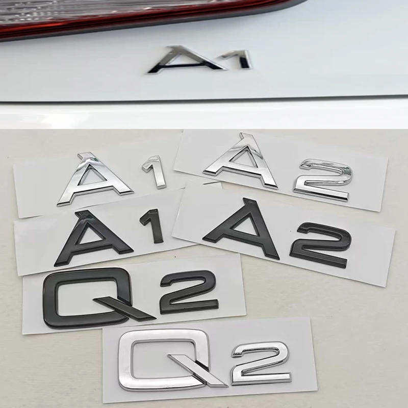 3D ABS Car Letters Logo A1 A2 Q2 Rear Trunk Badge Sticker Decals For Audi A1 A2 Q2 Auto Tail Marking Accessories
3D ABS Car Letters Logo A1 A2 Q2 Rear Trunk Badge Sticker Decals For Audi A1 A2 Q2 Auto Tail Marking Accessories