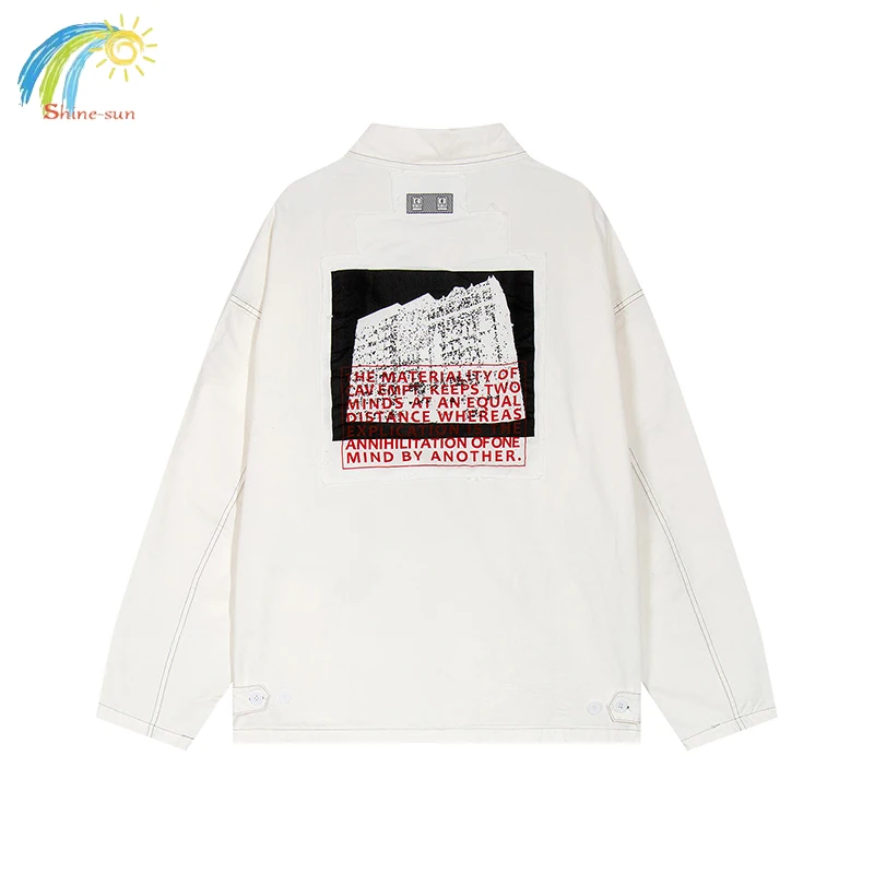 All-match Cav Empt Denim Jacket Shirt Men Women Pocket Patch Zipper C.E Top Casual High Quality White CAVEMPT Long Sleeve
All-match Cav Empt Denim Jacket Shirt Men Women Pocket Patch Zipper C.E Top Casual High Quality White CAVEMPT Long Sleeve