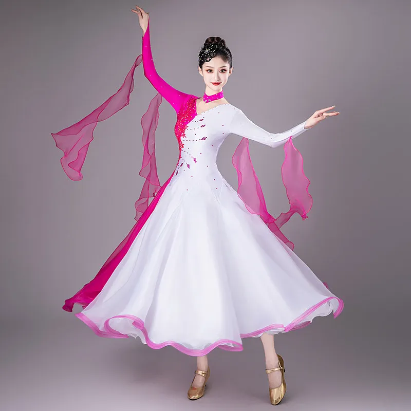 2026 Modern Dance Dress National Standard Dance New Dance Dress High Level Ballroom Dance Dress Large Swing Dress
2026 Modern Dance Dress National Standard Dance New Dance Dress High Level Ballroom Dance Dress Large Swing Dress