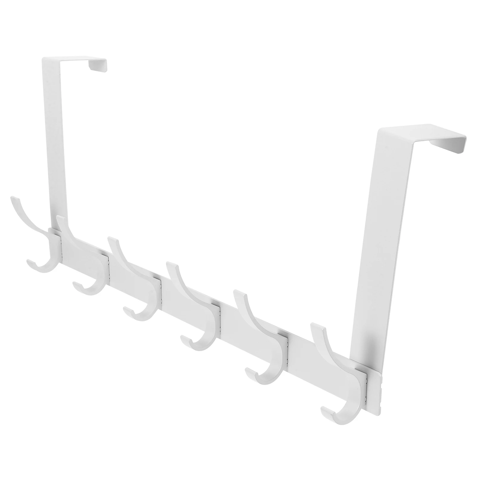 6 Hooks White Tall Over Door Clothes Hanger Sturdy Metal No Drill Bath Kitchen Storage ganizer Hat Rack Home Supply
6 Hooks White Tall Over Door Clothes Hanger Sturdy Metal No Drill Bath Kitchen Storage ganizer Hat Rack Home Supply