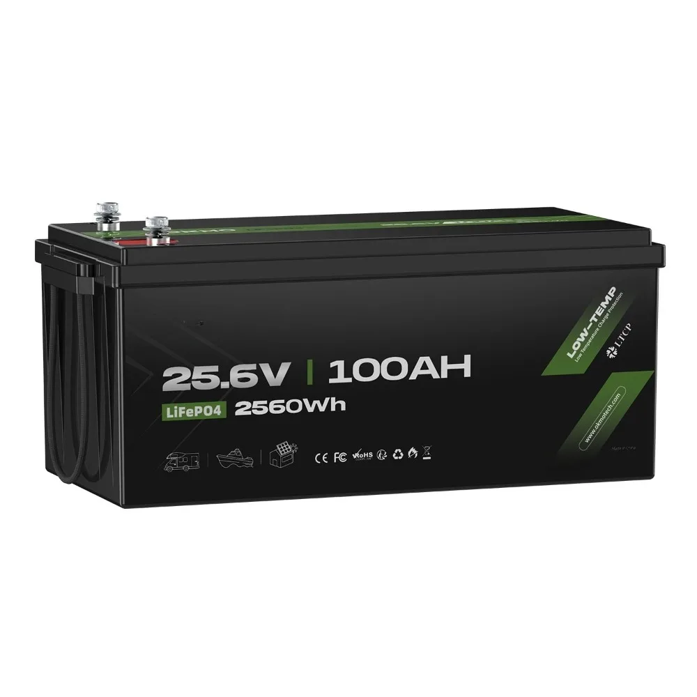 24V 100Ah LiFePO4 Lithium Battery for Marine, Trolling Motor, RV, with Low Temperature Protection, 10 Years 15000+, Customized
24V 100Ah LiFePO4 Lithium Battery for Marine, Trolling Motor, RV, with Low Temperature Protection, 10 Years 15000+, Customized