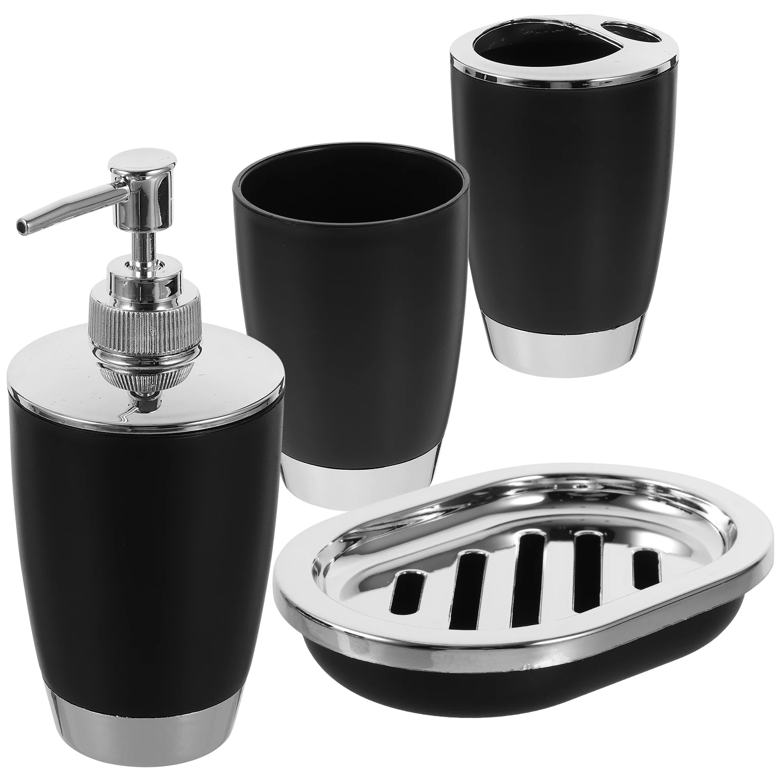4pcs Bathroom Accessories Set Toothbrush Cup Soap Holder Stand Eco Friendly Stylish Bathrooms Home Gifts
4pcs Bathroom Accessories Set Toothbrush Cup Soap Holder Stand Eco Friendly Stylish Bathrooms Home Gifts