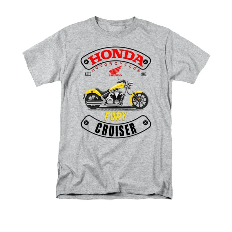 Honda Men's and Women's T-shirts Summer New Fury 1 Racing Motorcycle Riding Off-road Enthusiasts Short-sleeved Retro Top
Honda Men's and Women's T-shirts Summer New Fury 1 Racing Motorcycle Riding Off-road Enthusiasts Short-sleeved Retro Top