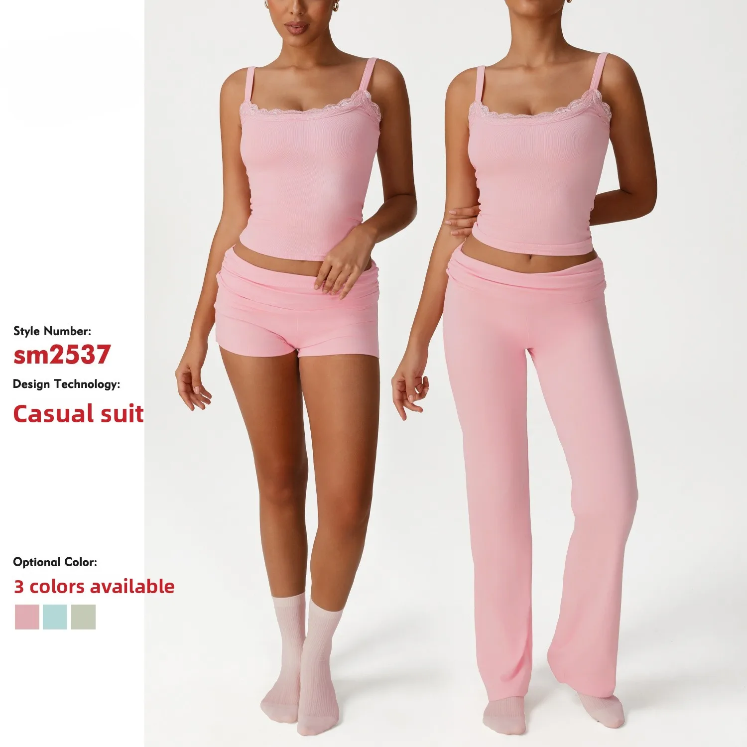 2025 Summer New Women's Yoga Set - Butt - Lifting Ribbed & Ruffled High - Waisted Pants with Camisole High - End Activewear
2025 Summer New Women's Yoga Set - Butt - Lifting Ribbed & Ruffled High - Waisted Pants with Camisole High - End Activewear
