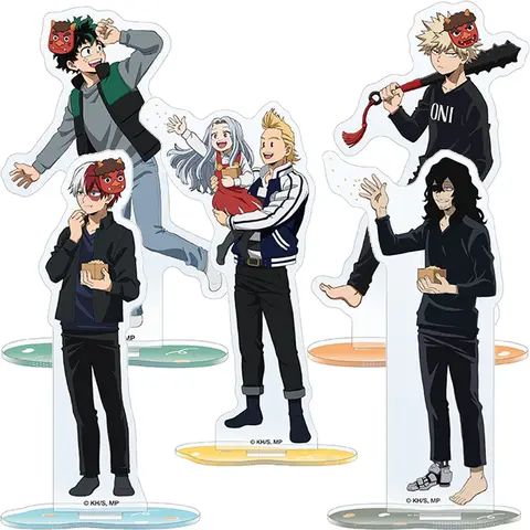 Izuku Midoriya Katsuki Bakugo Shoto Todoroki Aizawa Shouta Mirio Togata Eri Acrylic Stand Acrylic Keychain Desktop Decor Gifts