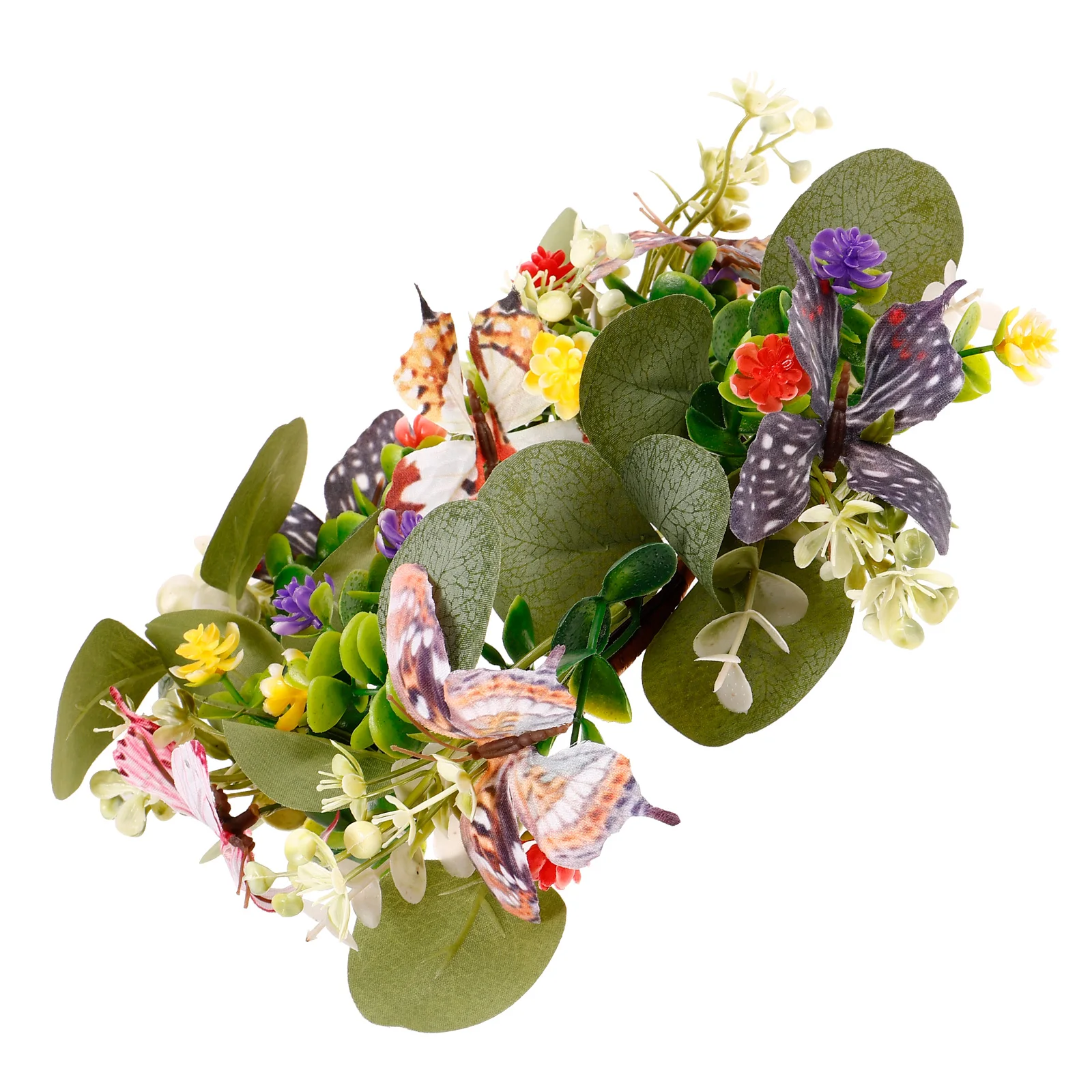 25CM Rose Wreath Butterfly Paper Ring Artificial Eucalyptus Spring Flowers Decor Floral Hoop Table Party Mini Leaf Pillar
25CM Rose Wreath Butterfly Paper Ring Artificial Eucalyptus Spring Flowers Decor Floral Hoop Table Party Mini Leaf Pillar