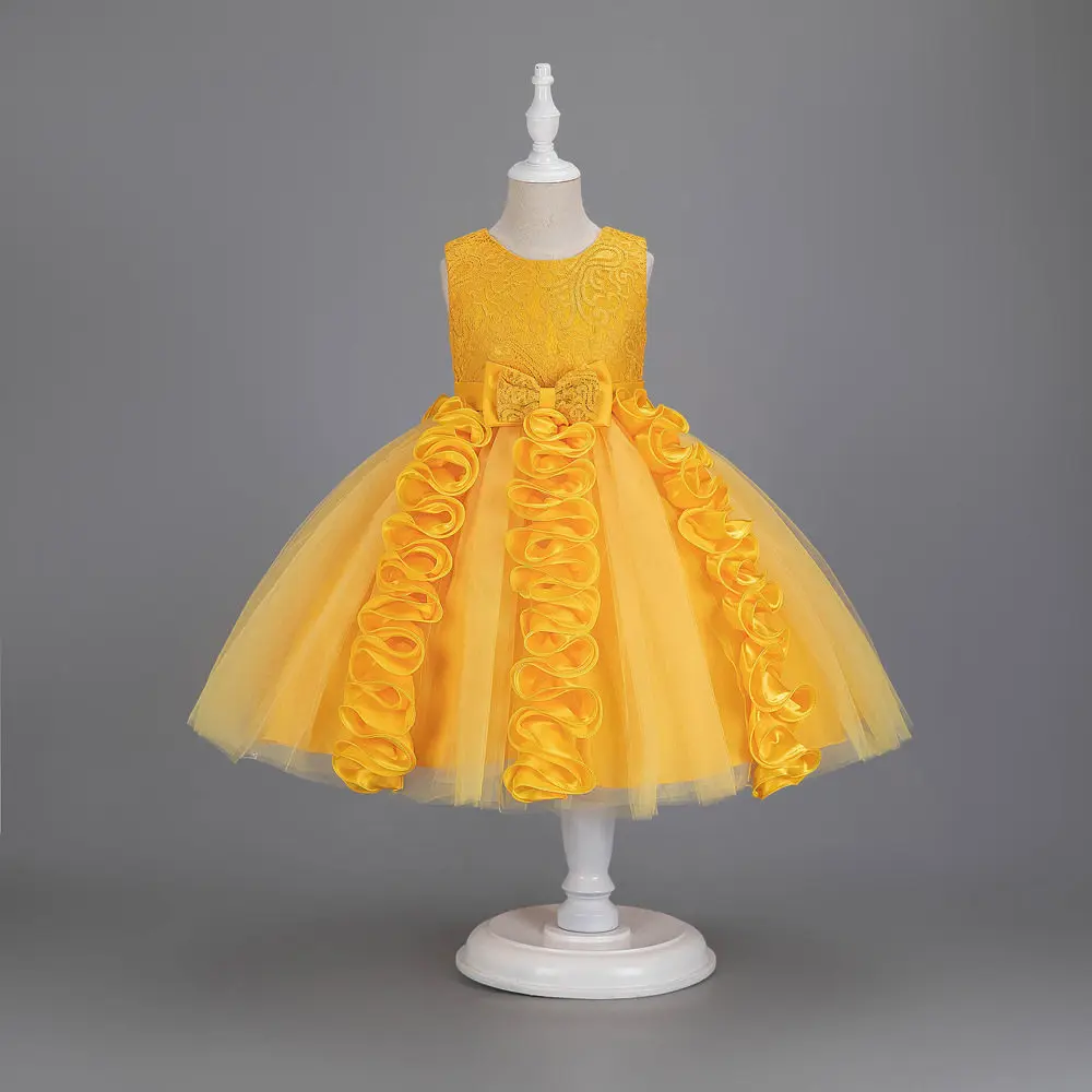 Children's dress host girls yellow performance tutu dress performance skirt
Children's dress host girls yellow performance tutu dress performance skirt