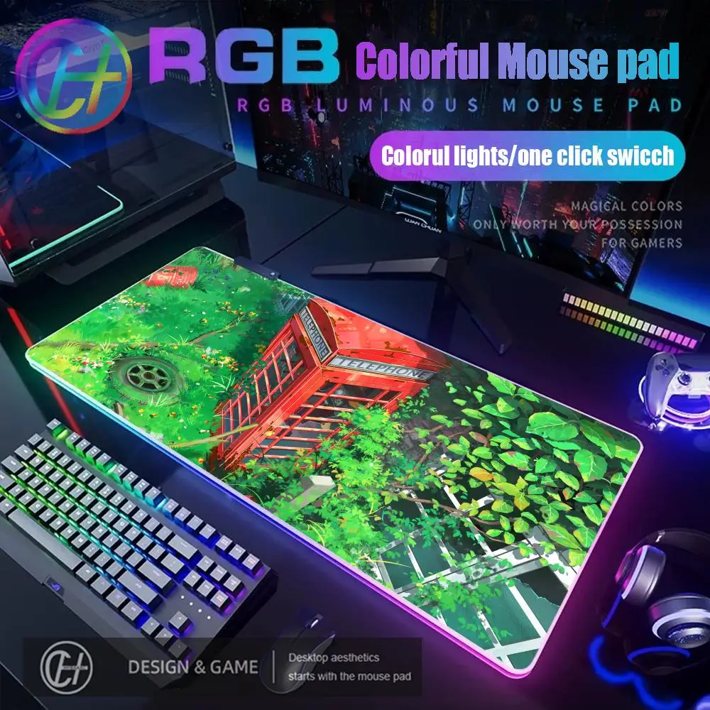 2026 HYBXAXC Mouse Pad RGB Gaming Mouse Pad Desk Mat HD Gamer Large LED Light XXL Japan Anime Scenery RGB Mouse Pad 800X400MM
2026 HYBXAXC Mouse Pad RGB Gaming Mouse Pad Desk Mat HD Gamer Large LED Light XXL Japan Anime Scenery RGB Mouse Pad 800X400MM