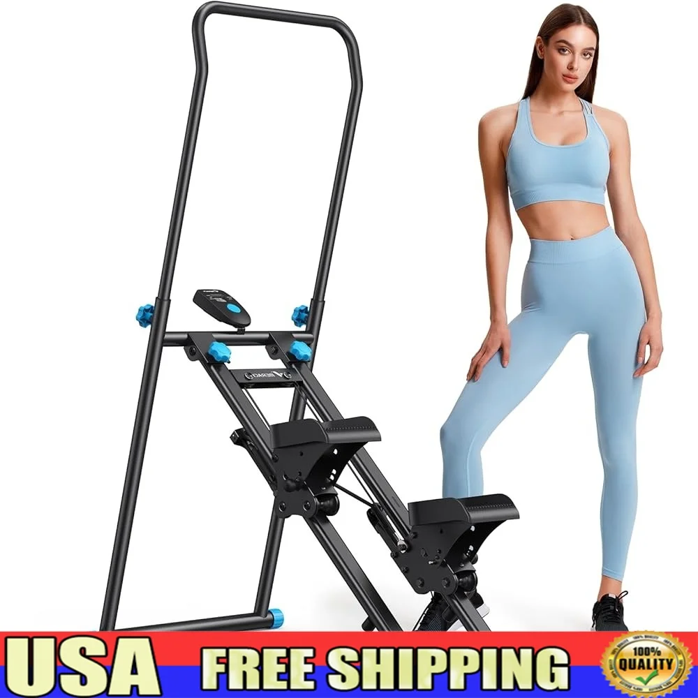 Compact Vertical Climber Machine Home Gym Stair Stepper Full Body Cardio Exercise Adjustable Handles LCD Monitor Foldable Design
Compact Vertical Climber Machine Home Gym Stair Stepper Full Body Cardio Exercise Adjustable Handles LCD Monitor Foldable Design