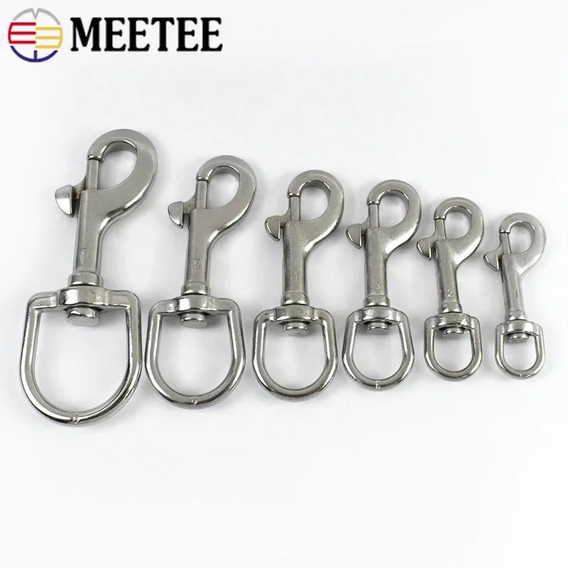 1/2Pcs Large Trigger Lobster Carabiner 304# Stainless Steel Buckles Dog Collar Snap Hook D Ring Clamp Clip Metal Buckle Supplies
1/2Pcs Large Trigger Lobster Carabiner 304# Stainless Steel Buckles Dog Collar Snap Hook D Ring Clamp Clip Metal Buckle Supplies