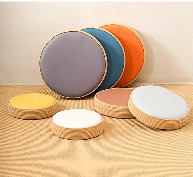 10cm Height 50cm Diameter Tufted Tech Fabric Meditation Cushion Round Floor Pouf for Yoga Tatami Firm Support
10cm Height 50cm Diameter Tufted Tech Fabric Meditation Cushion Round Floor Pouf for Yoga Tatami Firm Support