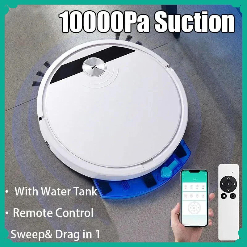 Smart Robot Vacuum Cleaner With Remote Control&APP Household Sweeping Robot 2800PA 3-in-1 Super Quiet Wet&dry Mopping Floor
Smart Robot Vacuum Cleaner With Remote Control&APP Household Sweeping Robot 2800PA 3-in-1 Super Quiet Wet&dry Mopping Floor
