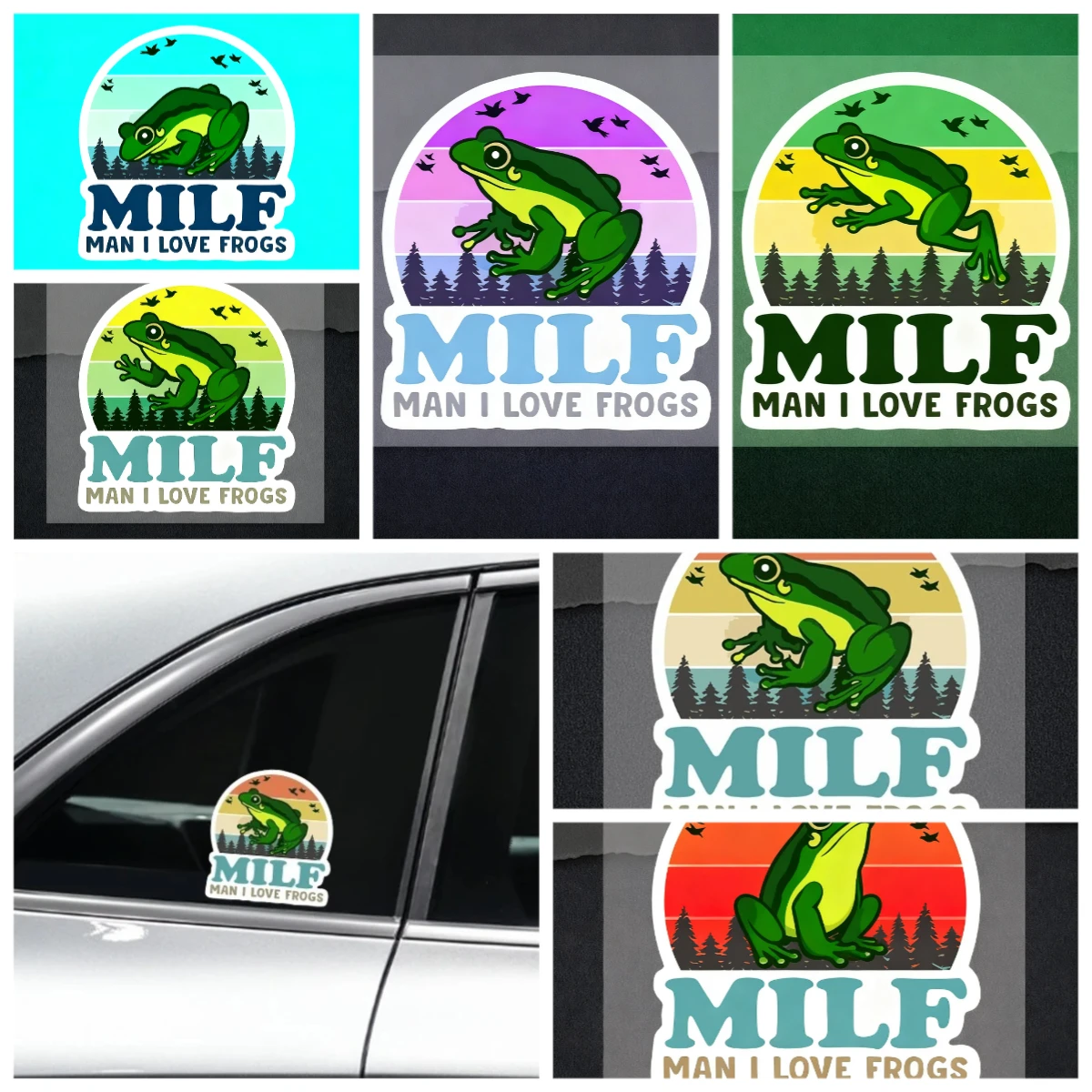 Funny I Love Frogs Car Stickers Waterproof Vinyl Decals for Car Window Bumper Truck Motorcycle Exterior Accessories
Funny I Love Frogs Car Stickers Waterproof Vinyl Decals for Car Window Bumper Truck Motorcycle Exterior Accessories
