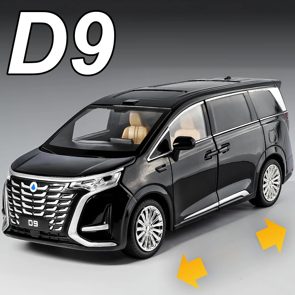 1:24 Denza D9 Alphard MPV Alloy Model Diecast Car Toys with Rubber Tire Pull Back Doors Opened Business Vehicle Boyfriend's Gift
1:24 Denza D9 Alphard MPV Alloy Model Diecast Car Toys with Rubber Tire Pull Back Doors Opened Business Vehicle Boyfriend's Gift