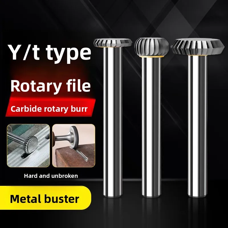 Y-type Metal Grinding Arc Slotting Milling Cutter Trapezoidal /6-handle Carbide Rotary File/ T-type Tungsten Steel Grinding Head
Y-type Metal Grinding Arc Slotting Milling Cutter Trapezoidal /6-handle Carbide Rotary File/ T-type Tungsten Steel Grinding Head