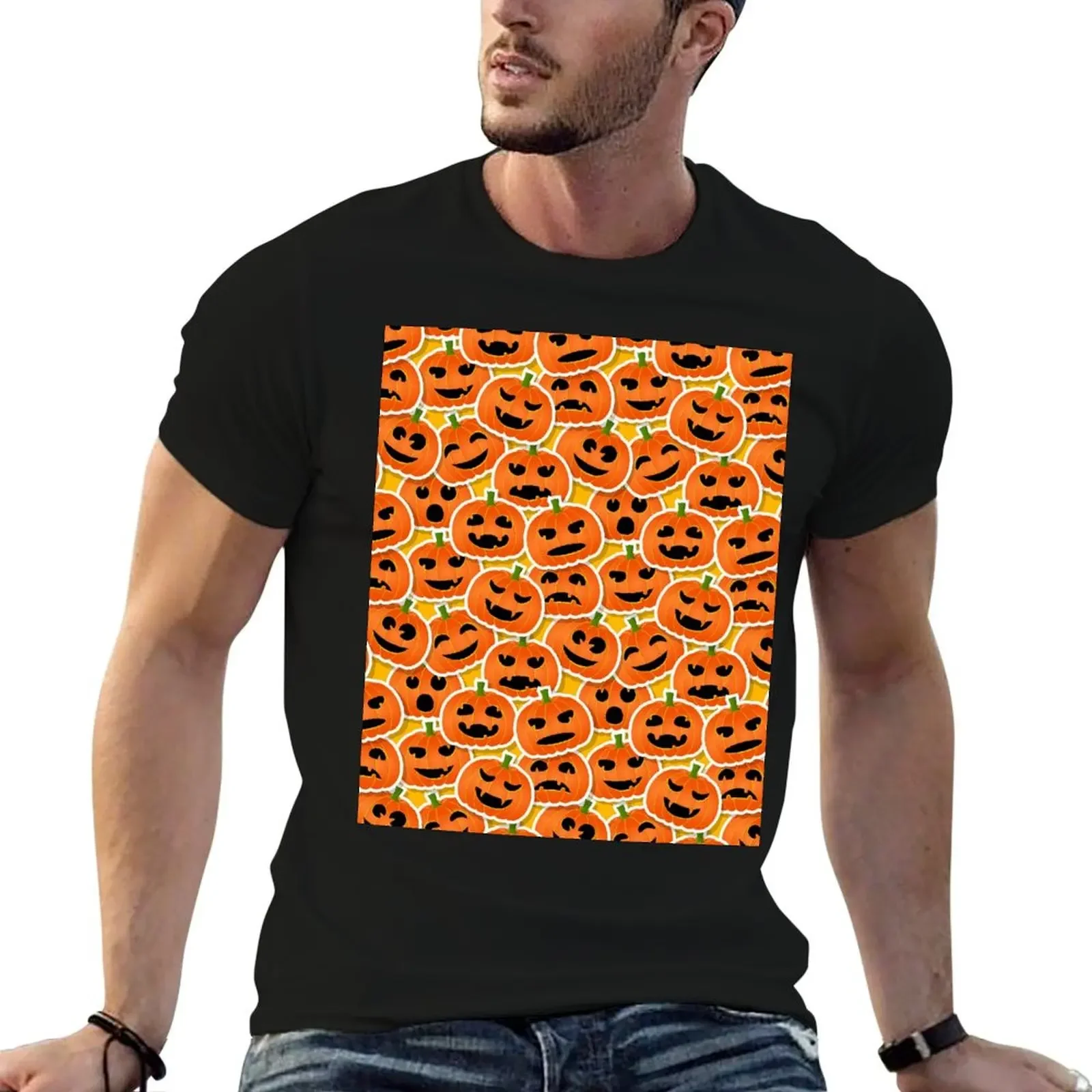 Halloween pumpkins - seamless pattern T-Shirt funny costumes plus sizes mens white t shirts
Halloween pumpkins - seamless pattern T-Shirt funny costumes plus sizes mens white t shirts