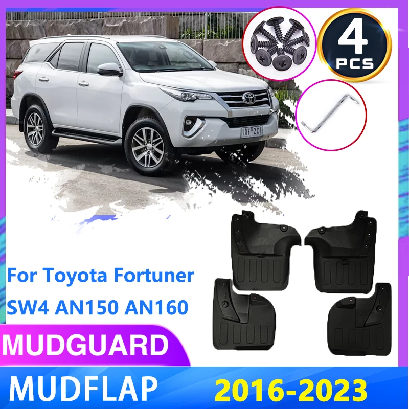 Car Mudguards For Toyota Fortuner SW4 AN150 AN160 2016~2023 Mudflap Fender Mud Flaps Guard Splash Front Rear Wheel Accessories
Car Mudguards For Toyota Fortuner SW4 AN150 AN160 2016~2023 Mudflap Fender Mud Flaps Guard Splash Front Rear Wheel Accessories