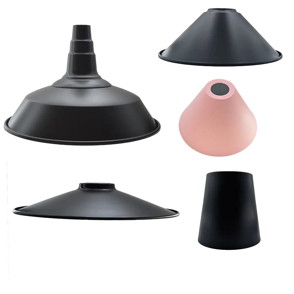 Lamp shade Hanging Metal Vintage Ceiling Lighting Chandelier Lampshade E27 Base Hats Lamp Bulb Cover DIY Accessories
Lamp shade Hanging Metal Vintage Ceiling Lighting Chandelier Lampshade E27 Base Hats Lamp Bulb Cover DIY Accessories