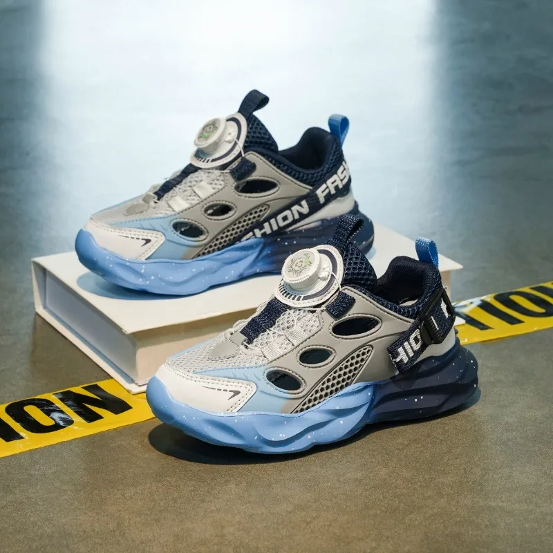 Trendy Boys Sports Shoes Summer Hollow Mesh Breathable Flexible Sole Anti-collision Toe Anti-slip Daily Wear
Trendy Boys Sports Shoes Summer Hollow Mesh Breathable Flexible Sole Anti-collision Toe Anti-slip Daily Wear