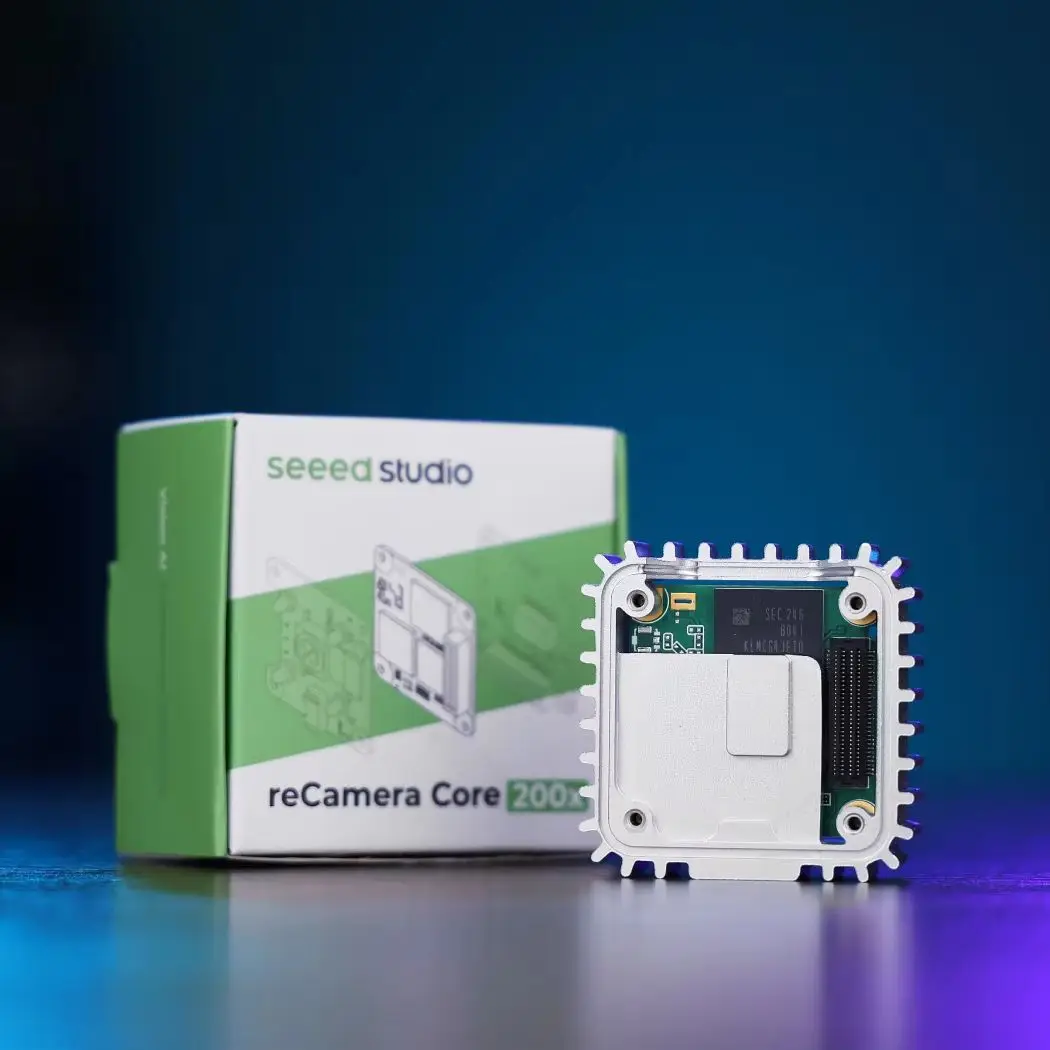 reCamera Core Board 2002 8GB,RISC-V SoC Linux,1TOPS @INT8,Core Board for reCamera,AI Camera for YOLO at the Edge,Aluminium Frame
reCamera Core Board 2002 8GB,RISC-V SoC Linux,1TOPS @INT8,Core Board for reCamera,AI Camera for YOLO at the Edge,Aluminium Frame