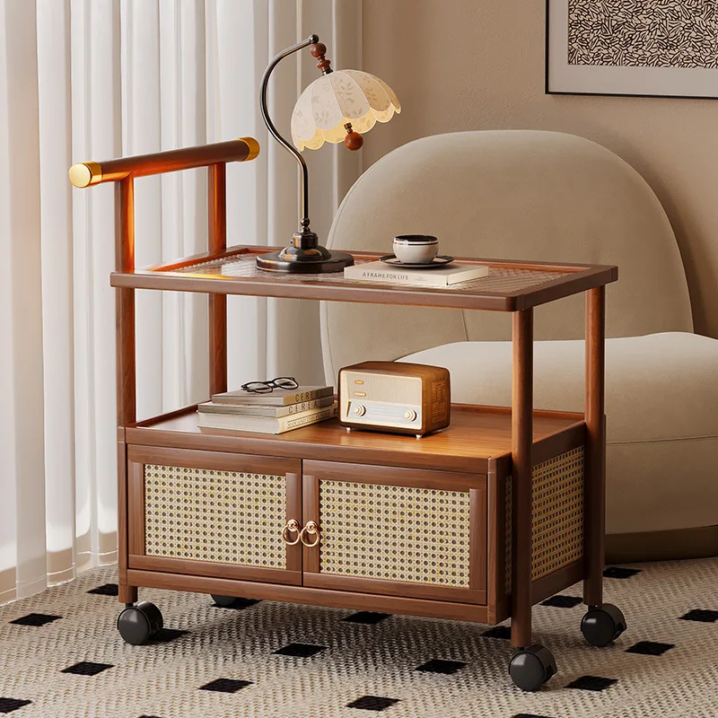 Middle ancient style sofa side table, living room cabinet, mobile coffee table cart, bedroom bedside shelf, snack storage cart
Middle ancient style sofa side table, living room cabinet, mobile coffee table cart, bedroom bedside shelf, snack storage cart