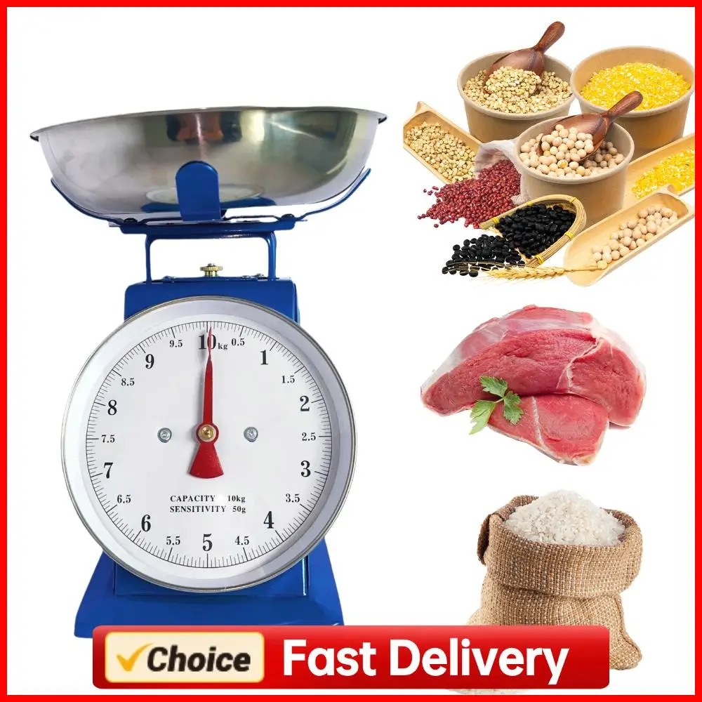10Kg Stainless Steel Mechanical Scale with Detachable Tray Mechanical Kitchen Food Scale Vintage Mechanical Kitchen Scale
10Kg Stainless Steel Mechanical Scale with Detachable Tray Mechanical Kitchen Food Scale Vintage Mechanical Kitchen Scale