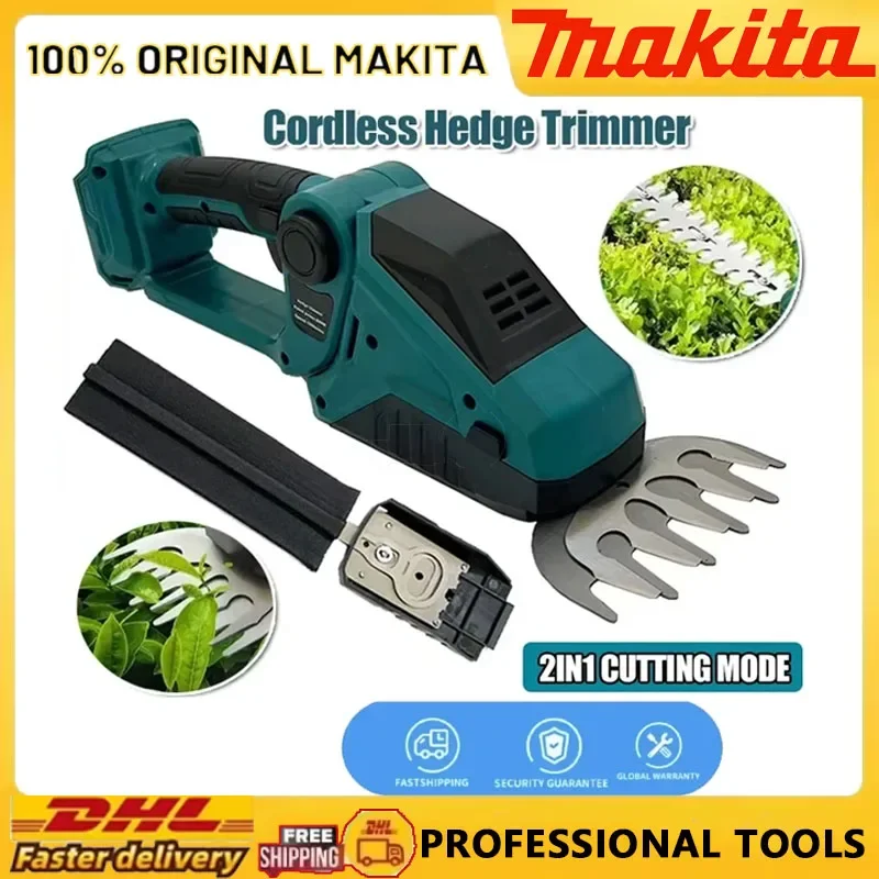 Makita Operated Shrubbery Cordless Hedge Trimmer 2-in-1 Mini Handheld Electric Grass Shears Trimmer for Garden 18V Battery
Makita Operated Shrubbery Cordless Hedge Trimmer 2-in-1 Mini Handheld Electric Grass Shears Trimmer for Garden 18V Battery