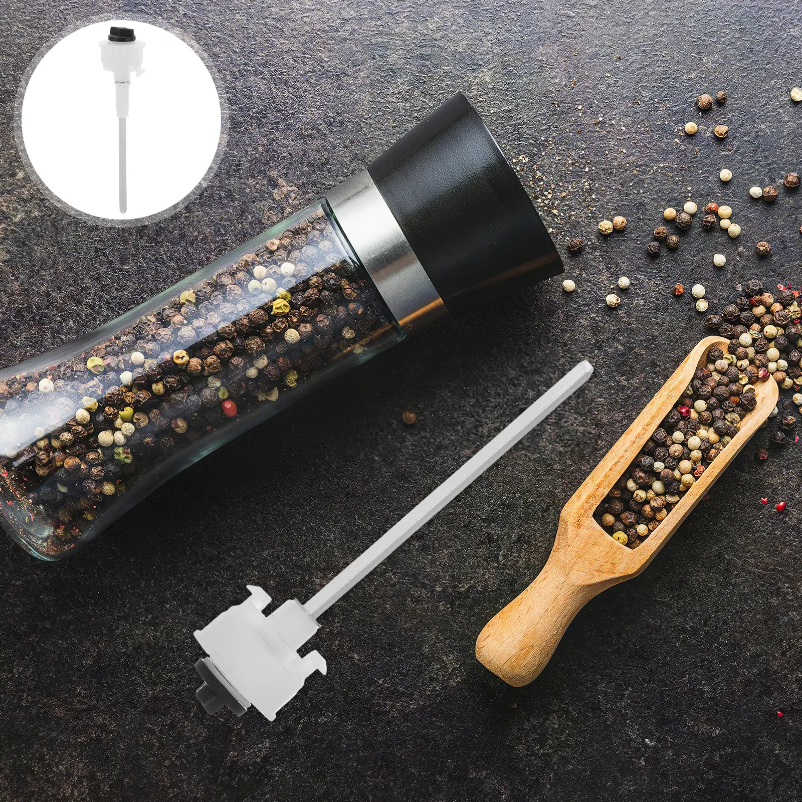 4 шт., комплект механизма для перца, ручной 6-дюймовый керамический сердечник, сменный шлифовальный стержень, детали мельницы для специй, кухня
4 шт., комплект механизма для перца, ручной 6-дюймовый керамический сердечник, сменный шлифовальный стержень, детали мельницы для специй, кухня