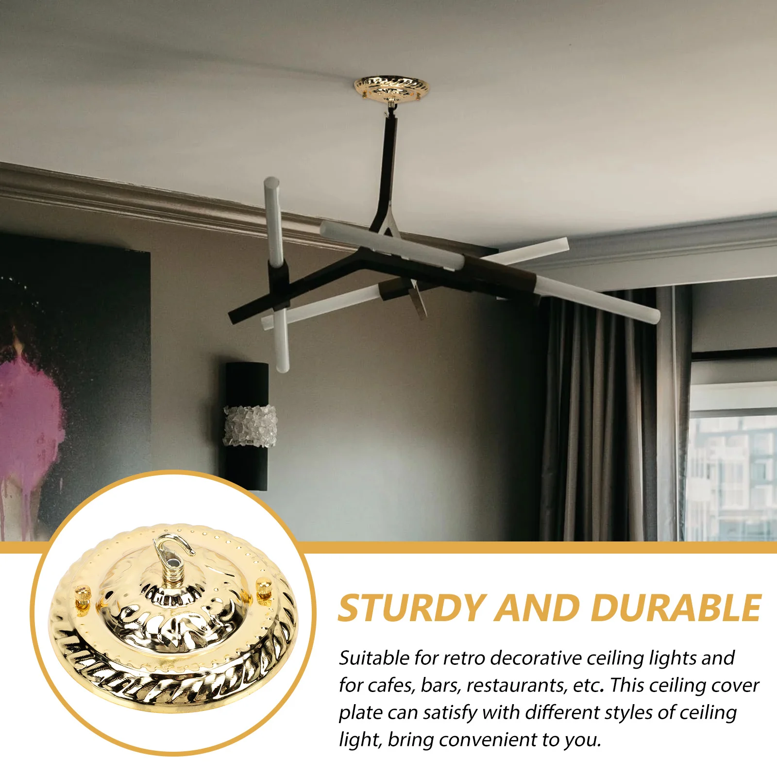 1pcs Chandelier Ceiling Plate Light Holder Sturdy Base Vintage Minimalist Design For Retro Pendant Lights Durable Lamp
1pcs Chandelier Ceiling Plate Light Holder Sturdy Base Vintage Minimalist Design For Retro Pendant Lights Durable Lamp