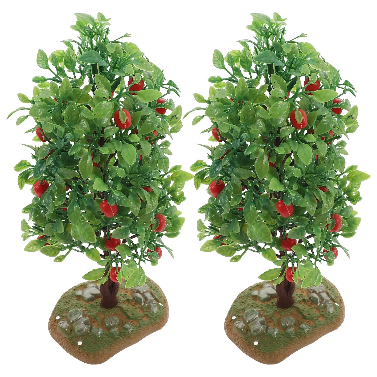 2Pcs Large Fruit Tree Model naments Smooth Surface Realistic Appearance Fine Workmanship Garden Decorations Micro Landscape DIY
2Pcs Large Fruit Tree Model naments Smooth Surface Realistic Appearance Fine Workmanship Garden Decorations Micro Landscape DIY