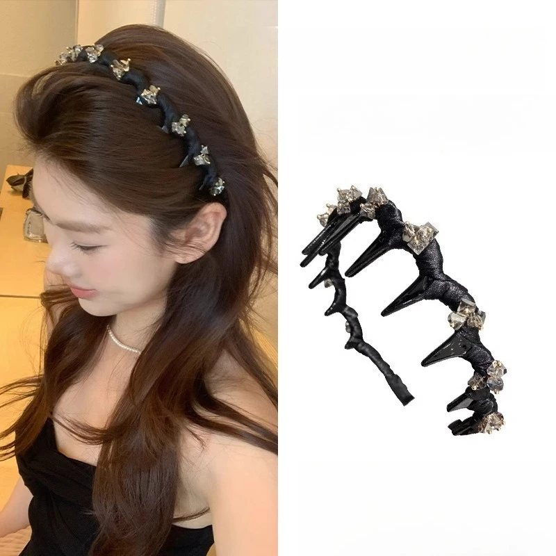 Flash diamond anti-skid tooth comb wavy headband women wear headband to wash their face, press hair, hairpin hair accessories
Flash diamond anti-skid tooth comb wavy headband women wear headband to wash their face, press hair, hairpin hair accessories