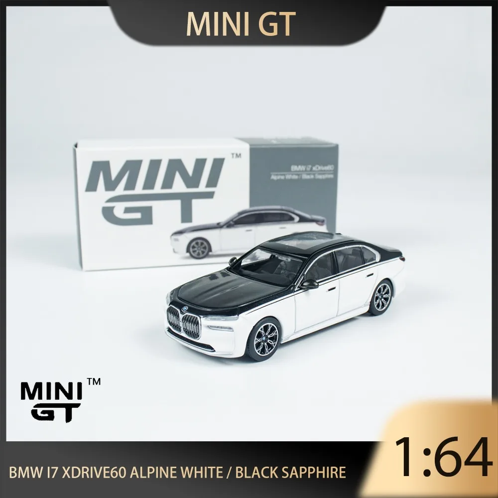 MINIGT 1:64 BMW i7 xDrive60 Alpine White / Black Sapphire Alloy Premium Diecast Vehicle Model Toys, Collectible Display Piece
MINIGT 1:64 BMW i7 xDrive60 Alpine White / Black Sapphire Alloy Premium Diecast Vehicle Model Toys, Collectible Display Piece
