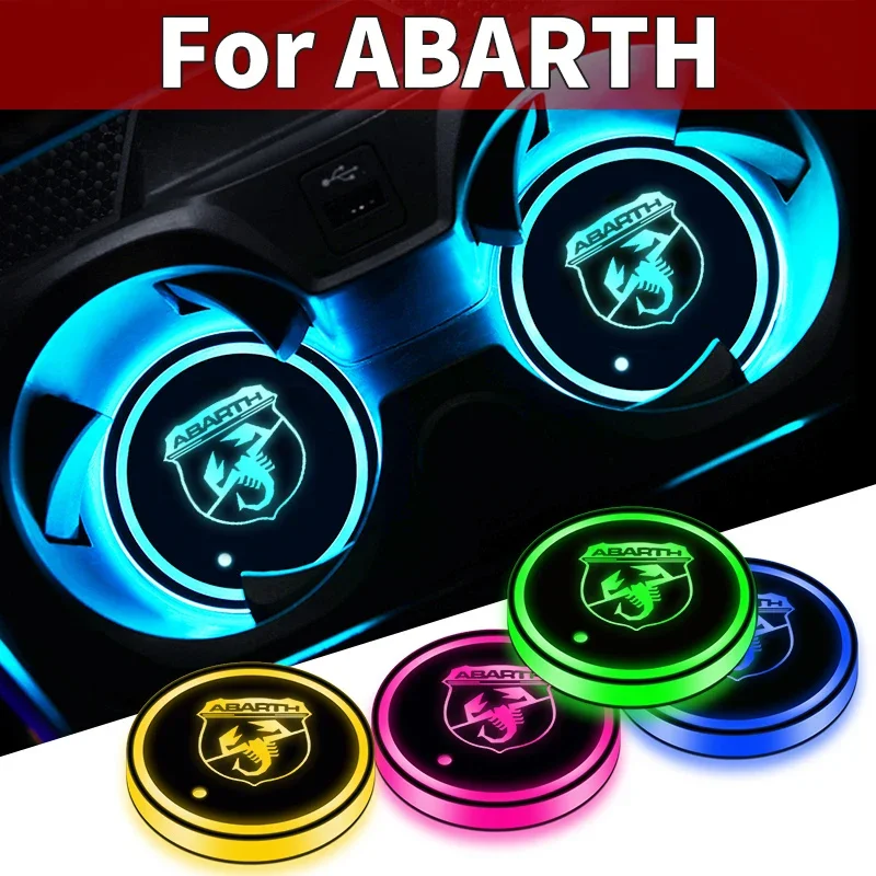 Car Mini Glow Coaster LED Bottle Light Stickers LED Glorifier Drink Cup Mat for Abbas Abarth Punto 124/125/500 Stilo Car Styling
Car Mini Glow Coaster LED Bottle Light Stickers LED Glorifier Drink Cup Mat for Abbas Abarth Punto 124/125/500 Stilo Car Styling