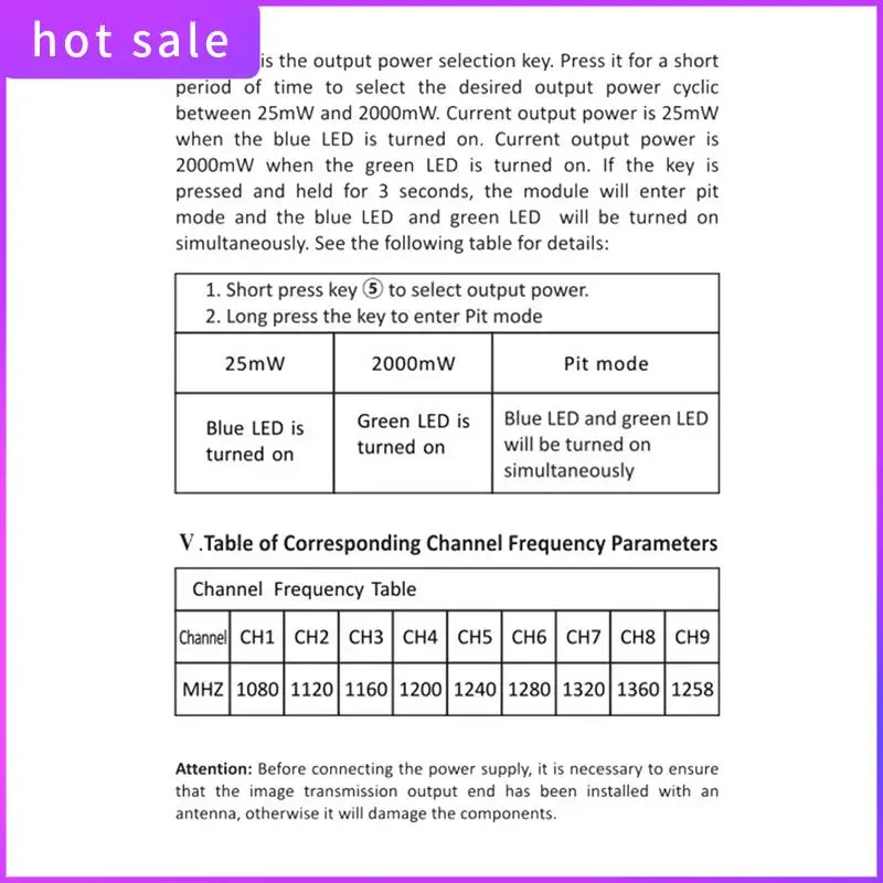ELEC-1.2G 1.3G 2W VTX 9 Channels 2000Mw FPV Video Transmitter 7-36V For FPV RC Racing Drone
ELEC-1.2G 1.3G 2W VTX 9 Channels 2000Mw FPV Video Transmitter 7-36V For FPV RC Racing Drone