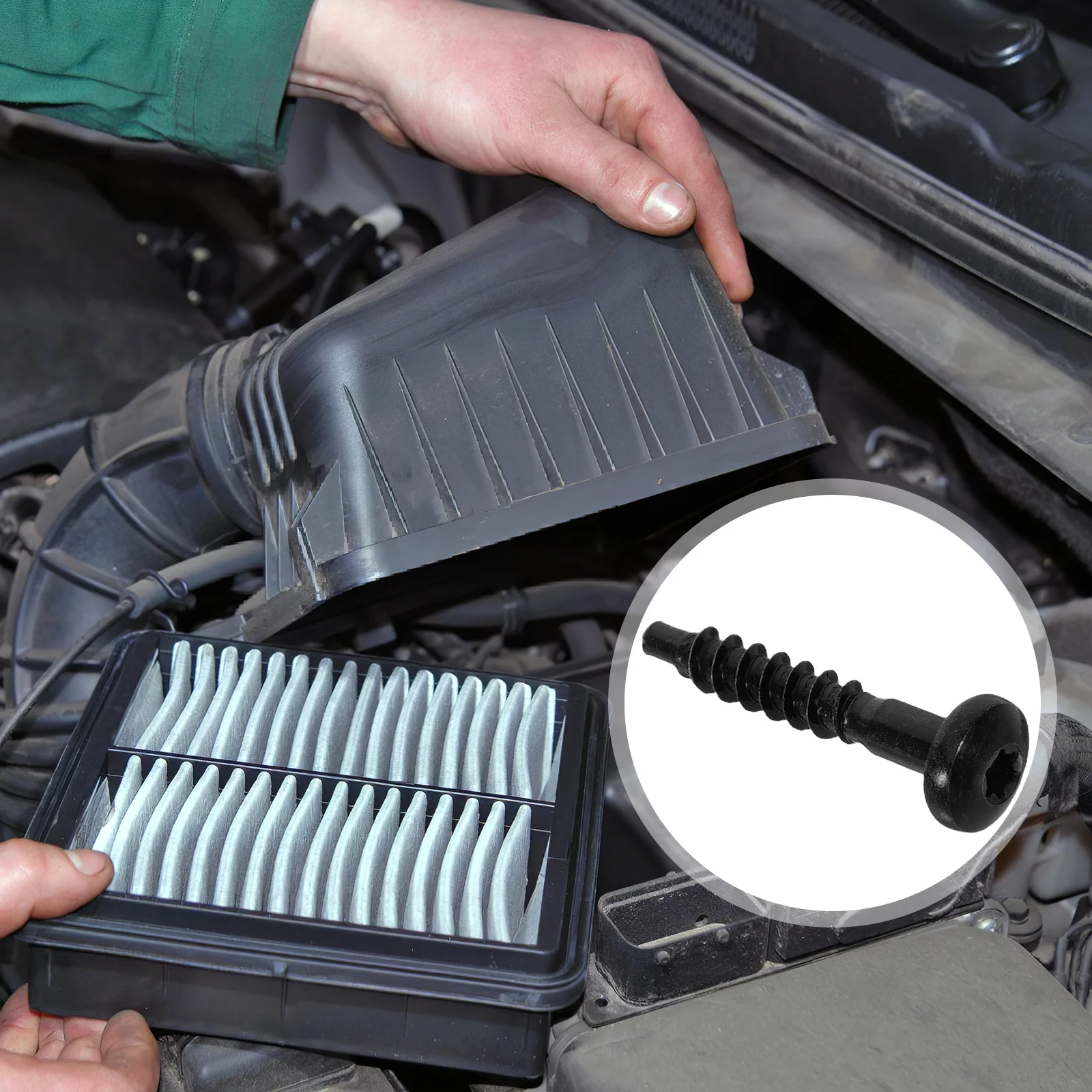 5pcs Air Filters Box Screws Durable Metal Fasteners For Car Air Intake Replacement Weather Resistant Retainer Bolts Automotive
5pcs Air Filters Box Screws Durable Metal Fasteners For Car Air Intake Replacement Weather Resistant Retainer Bolts Automotive