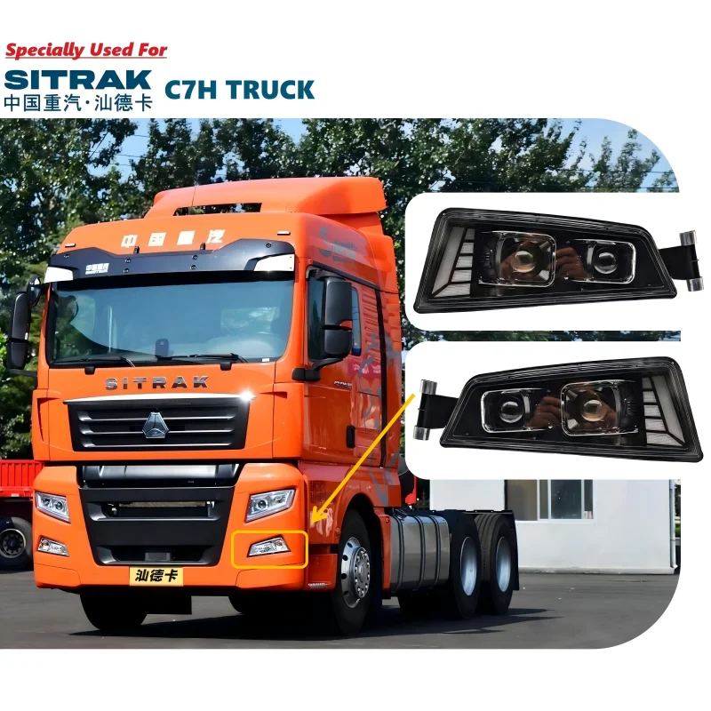 ON SALE! SITRAK C7H C5H C5G LED Fog Lamp Upgraded Original Long Service Life No 812W25320-6001 812W25320-6002 A Pair Led foglamp
ON SALE! SITRAK C7H C5H C5G LED Fog Lamp Upgraded Original Long Service Life No 812W25320-6001 812W25320-6002 A Pair Led foglamp