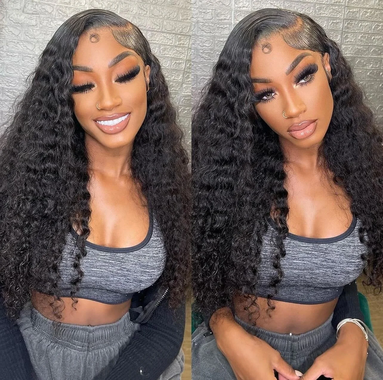Deep Wave Human Hair Wigs Transparent Lace Frontal Wigs Pre Plucked 200 Density Lace Front Human Hair Wigs 13×6
Deep Wave Human Hair Wigs Transparent Lace Frontal Wigs Pre Plucked 200 Density Lace Front Human Hair Wigs 13×6