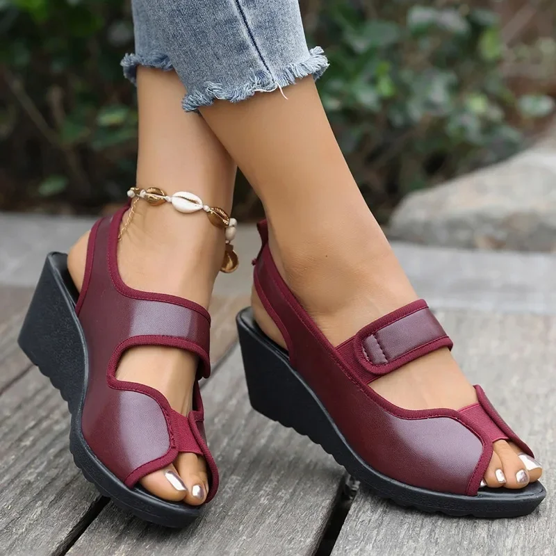 2025 Hot Sale Shoes Female Peep Toe Women's Sandals Fashion Plus Size Casual Elastic Band Best Outdoor Seller Wedge Sandals
2025 Hot Sale Shoes Female Peep Toe Women's Sandals Fashion Plus Size Casual Elastic Band Best Outdoor Seller Wedge Sandals