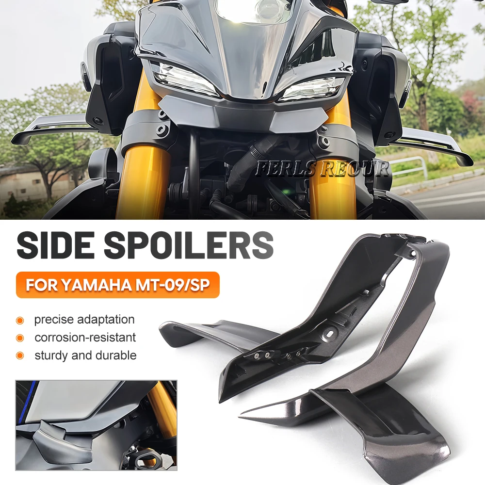 For YAMAHA MT09 MT-09 SP 2024 2025 2026 Side Downforce Naked Spoiler Fixed Winglet Fairing Wing Deflector Motorcycle Accessories
For YAMAHA MT09 MT-09 SP 2024 2025 2026 Side Downforce Naked Spoiler Fixed Winglet Fairing Wing Deflector Motorcycle Accessories