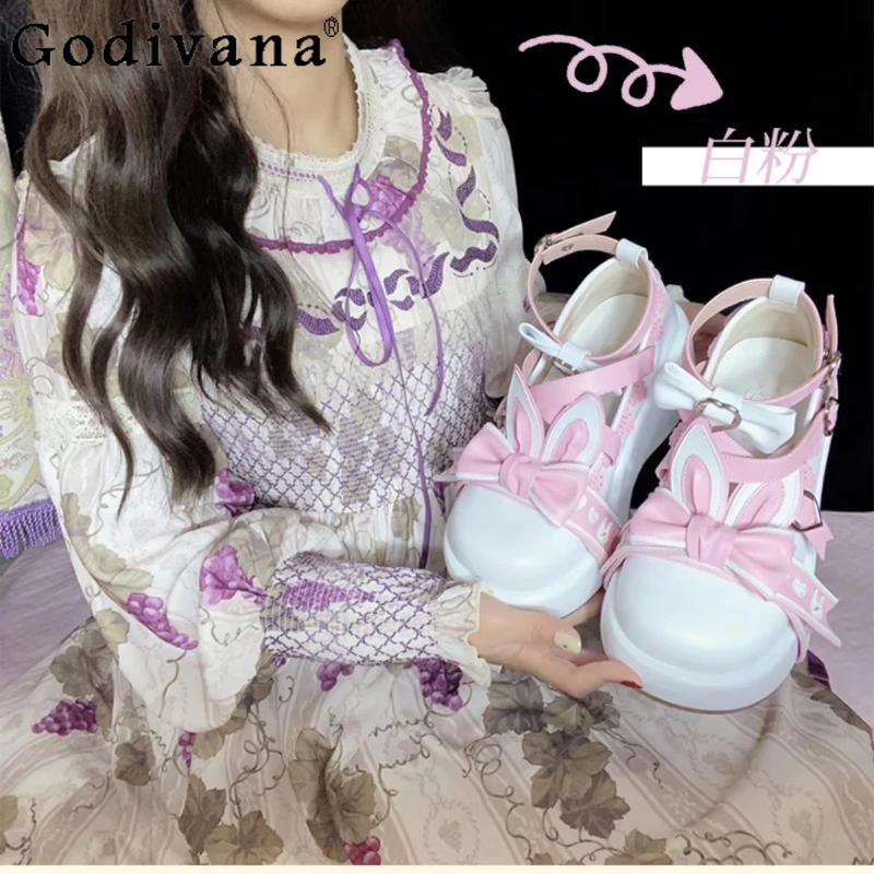 Gothic Lolita High Heels Original Sweetheart Girl Student Cute Versatile Platform Muffin Shoes Jk Uniform Small Leather Shoes
Gothic Lolita High Heels Original Sweetheart Girl Student Cute Versatile Platform Muffin Shoes Jk Uniform Small Leather Shoes