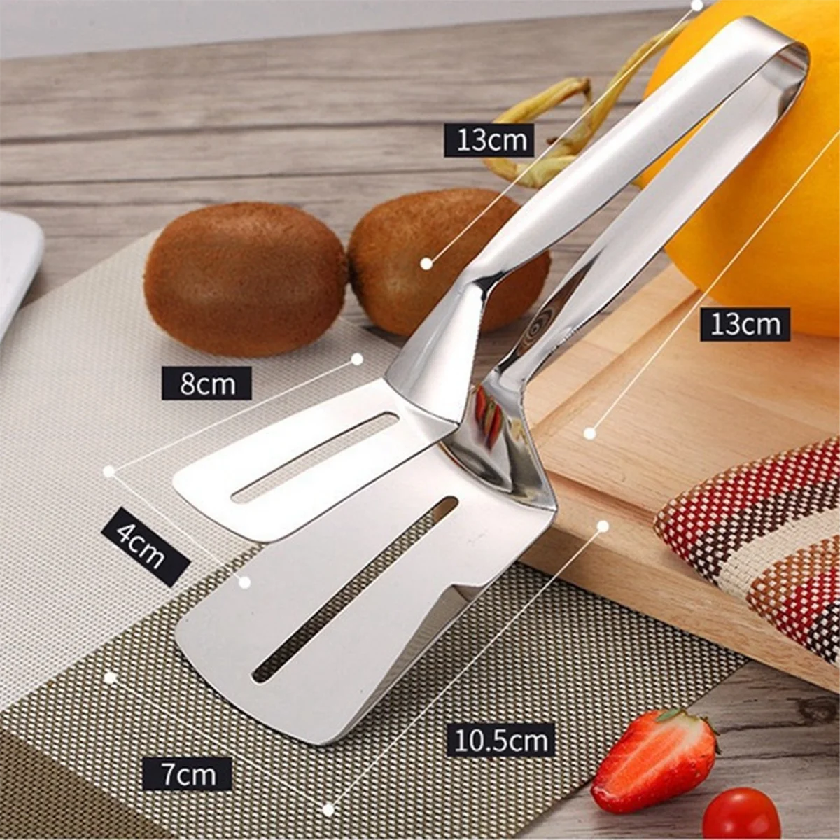 L62AStainless Steel Double-Sided Shovel Clip, Stainless Steel Spatula Kitchen Tongs,Grill Clamp Flipping Spatula Clip
L62AStainless Steel Double-Sided Shovel Clip, Stainless Steel Spatula Kitchen Tongs,Grill Clamp Flipping Spatula Clip