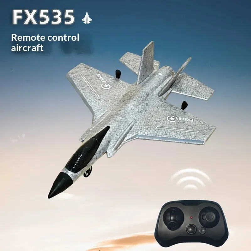 Fx535 F35 Remote Control Fighter Fixed Wing 2.4g Two Channel Epp Foam Rc Model Aircraft For Beginner Adults Outdoor Flying