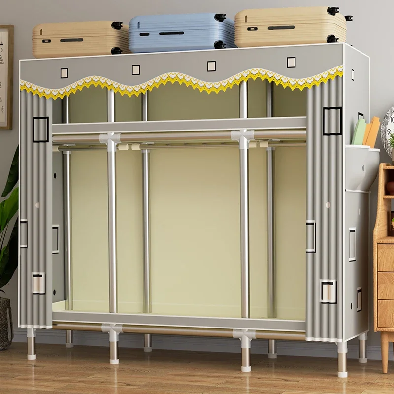 Minimalist Nordic Wardrobe Modern Makeup Exterior Space Saving Cheap Wardrobe Display Baby Simple Metal Armario Salon Furniture
Minimalist Nordic Wardrobe Modern Makeup Exterior Space Saving Cheap Wardrobe Display Baby Simple Metal Armario Salon Furniture