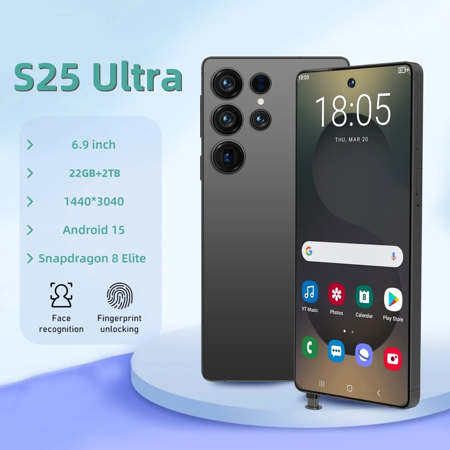 2025 Hot New Arrivals S25 Ultra 5G Original Smartphone 6.9 Inch 8000mAh 108MP Camera Global Version Unlocked Dual SIM Phone
2025 Hot New Arrivals S25 Ultra 5G Original Smartphone 6.9 Inch 8000mAh 108MP Camera Global Version Unlocked Dual SIM Phone