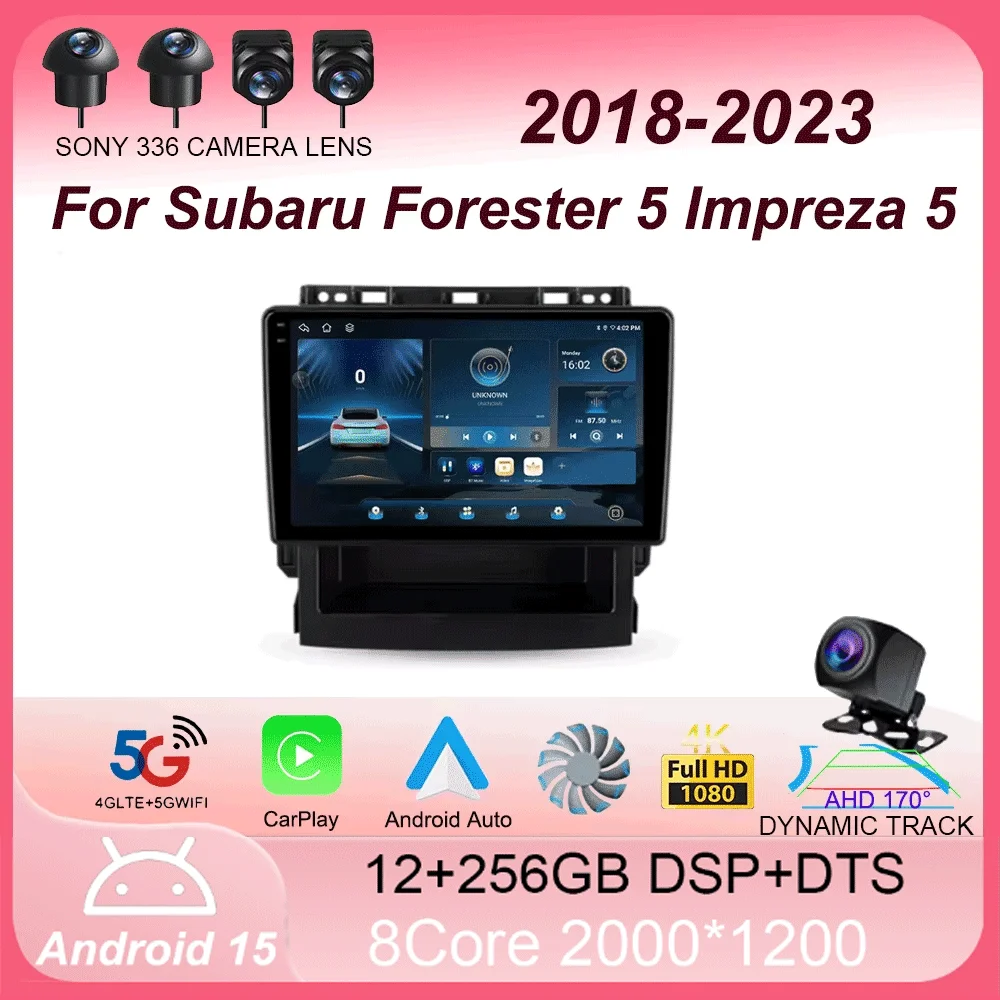 For Subaru Forester 5 Impreza 5 2018 - 2023 Carplay Auto GPS Car Radio Android 15 Navigation Multimedia Video Player Stereo BT
For Subaru Forester 5 Impreza 5 2018 - 2023 Carplay Auto GPS Car Radio Android 15 Navigation Multimedia Video Player Stereo BT