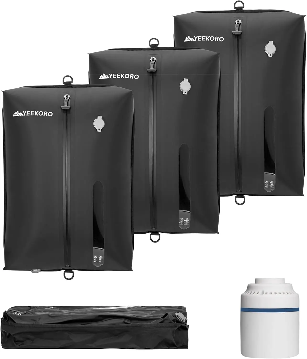 Waterproof Reusable Vacuum Compression Bags for Travel Suitcases, Durable Space Saver with Pump (3 Pack)
Waterproof Reusable Vacuum Compression Bags for Travel Suitcases, Durable Space Saver with Pump (3 Pack)