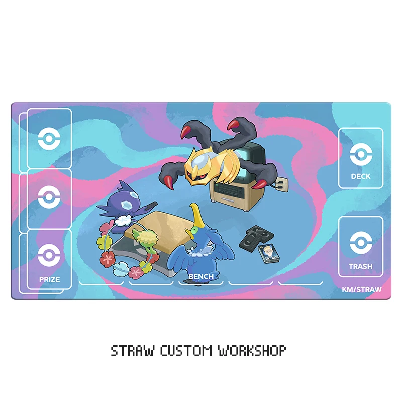 Cartoon PTCG Runerigus Sableye Lost Ring Anime Game Rubber Card Pad Mouse Pad Keyboard Pad 580*300*2mm
Cartoon PTCG Runerigus Sableye Lost Ring Anime Game Rubber Card Pad Mouse Pad Keyboard Pad 580*300*2mm